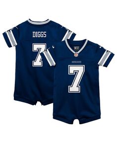 Комбинезон Trevon Diggs темно-синего цвета для мальчиков и девочек Dallas Cowboys Game, трикотаж Nike, синий