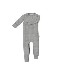 Комбинезон для маленьких мальчиков и девочек, вафельная пижама-трансформер Gunamuna, серый
