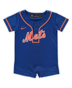 Комбинезон из джерси Royal New York Mets для новорожденных Nike, синий