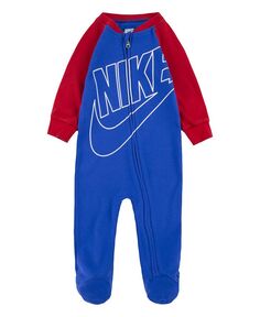 Комбинезон на ножках для маленьких мальчиков и девочек Nike, синий