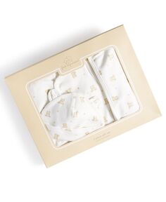 Комбинезон, шапка и одеяло для маленьких мальчиков и девочек, подарочный набор из 3 предметов First Impressions, белый
