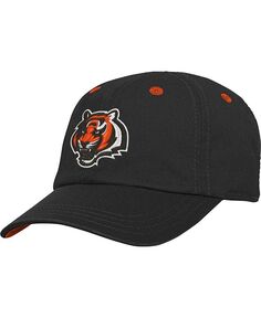 Черная гибкая шапка с напуском для мальчиков и девочек Cincinnati Bengals Team Outerstuff, черный