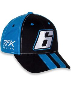 Черная и голубая регулируемая шапка Brad Keselowski для больших мальчиков и девочек Rfk Racing, черный/голубой