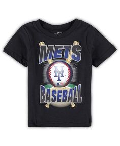 Черная футболка New York Mets Special Event для новорожденных Outerstuff, черный