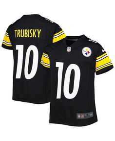 Черная игровая майка Big Boys Mitchell Trubisky Pittsburgh Steelers Nike, черный