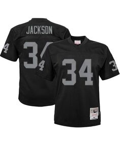 Черная футболка для мальчиков и девочек Бо Джексона Las Vegas Raiders 1988 года, вышедшая на пенсию Legacy Mitchell &amp; Ness, черный