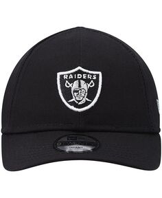 Черная кепка для новорожденных Las Vegas Raiders Team My First 9Twenty Flex Hat New Era, черный