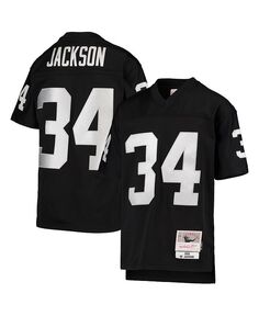 Черная футболка Big Boys Бо Джексона Las Vegas Raiders 1988 Legacy пенсионера Mitchell &amp; Ness, черный