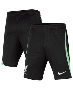 Черные шорты Big Boys Liverpool 2023/24 Performance Strike Nike, черный