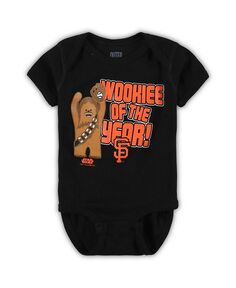 Черный боди Вуки года по мотивам Звездных войн San Francisco Giants для новорожденных Outerstuff, черный