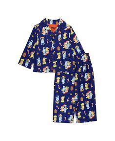 Комплект из топа и пижамы для мальчиков для малышей (2 предмета) Bluey, мультиколор