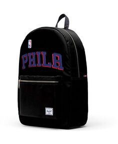 Черный атласный рюкзак Supply Co. Philadelphia 76ers Settlement Herschel, черный