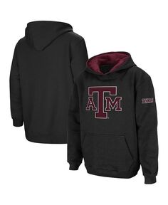 Черный пуловер с капюшоном и большим логотипом Big Boys Texas A&amp;M Aggies Stadium Athletic, черный