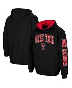 Черный пуловер с капюшоном Big Boys Texas Tech Red Raiders 2-Hit Team Colosseum, черный
