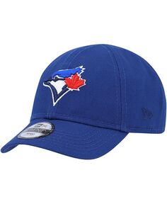 Шапка унисекс Royal Toronto Blue Jays для новорожденных и младенцев My First 9Twenty Stretch Fit New Era, синий