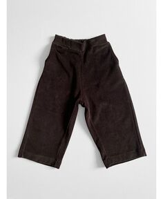 Широкие бархатные брюки из органического хлопка для мальчиков и девочек The Simple Folk, белый