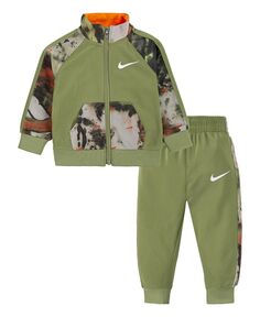 Комплект из трикотажной куртки и брюк с принтом для маленьких мальчиков Nike, мультиколор