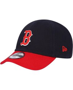 Шляпа для новорожденных темно-синего цвета Boston Red Sox Team My First 9Twenty Flex Hat New Era, синий