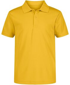 Эластичная рубашка-поло с короткими рукавами для маленьких мальчиков Nautica, золотой