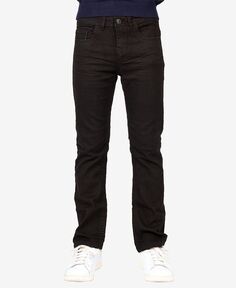 Комфортные эластичные джинсы для мальчиков, размер 8–18 CULTURA, черный