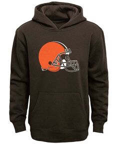 Коричневый пуловер с логотипом команды Big Boys Cleveland Browns Outerstuff, коричневый