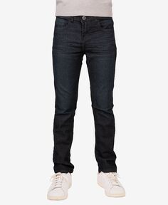 Комфортные эластичные джинсы для мальчиков, размер 8–18 CULTURA, синий