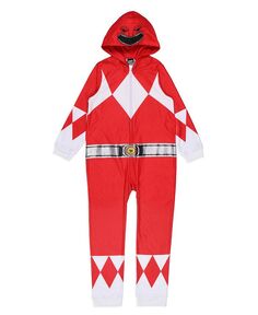Костюм Союза для больших мальчиков всех цветов персонажей, пижама для сна Power Rangers, красный