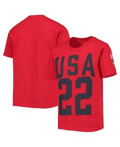 Красная футболка Big Boys Team USA Outerstuff, красный