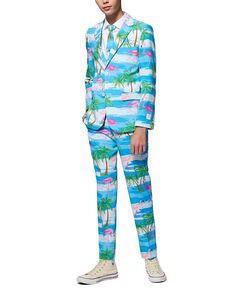 Костюм фламинго для мальчиков-подростков OppoSuits, мультиколор