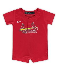 Красный комбинезон из джерси St. Louis Cardinals для новорожденных Nike, красный