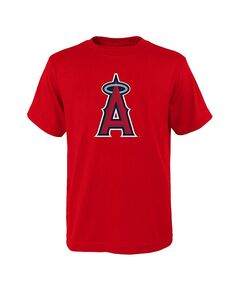 Красная футболка с логотипом основной команды Big Boys and Girls Los Angeles Angels Outerstuff, красный