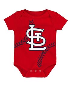 Красный боди St. Louis Cardinals Running Home для новорожденных Outerstuff, красный