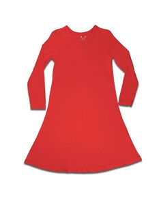Красное платье Winterberry для малышей и девочек Bellabu Bear, красный