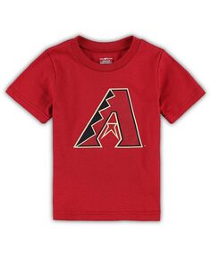 Красная футболка с основным логотипом команды Arizona Diamondbacks для новорожденных Outerstuff, красный
