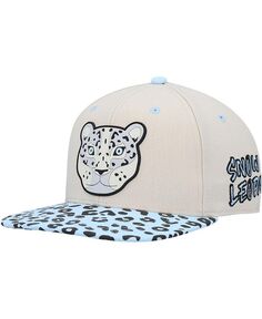 Кремовая шапка Snapback с узором Snow Leopard для больших мальчиков и девочек Explore, слоновая кость/кремовый