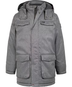 Куртка Little Boys Resonance в стиле милитари Calvin Klein, серый