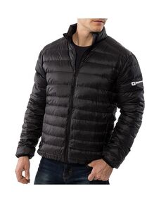 Легкая мужская альтернативная пуховая куртка-пуховик Alpine Swiss, черный