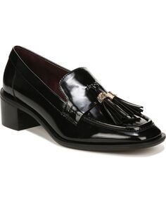 Лоферы Donna на блочном каблуке Franco Sarto, черный