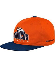 Молодежная кепка Snapback для мальчиков и девочек оранжевого цвета Denver Broncos Legacy Deadstock Outerstuff, оранжевый