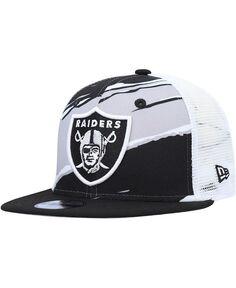 Молодежная кепка Snapback 9FIFTY для мальчиков и девочек, черная, Las Vegas Raiders Tear New Era, черный