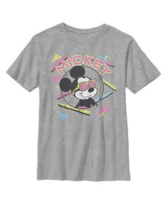 Мальчик Микки &amp; Солнцезащитные очки Друзья 90-х годов Детская футболка с Микки Disney, серый
