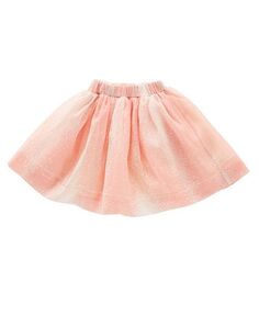 Многослойная юбка из органзы для новорожденных и маленьких девочек OMAMImini, розовый
