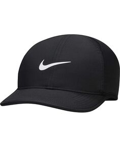 Молодежная черная регулируемая шапка с перьями для мальчиков и девочек Club Performance Nike, черный