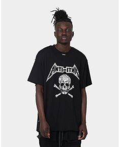Мужская футболка большого размера в стиле дэт-метал The Anti Order, черный