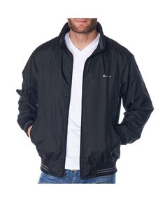 Мужская легкая куртка-бомбер, повседневная ветровка, университетское пальто Alpine Swiss, черный