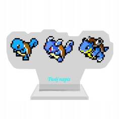 Большая коллекционная пиксельная фигурка Pokemon Squirtle Plexido