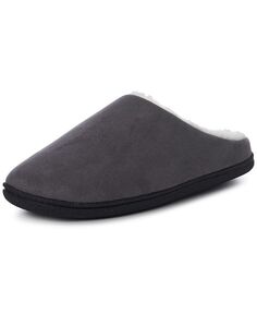 Мужские комфортные тапочки из пены с эффектом памяти на домашней обуви Alpine Swiss, серый