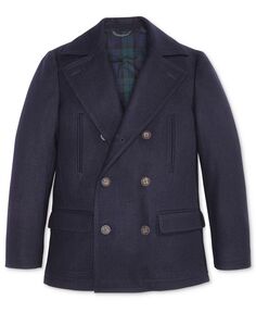 Однотонное обычное пальто для больших мальчиков Lauren Ralph Lauren, синий