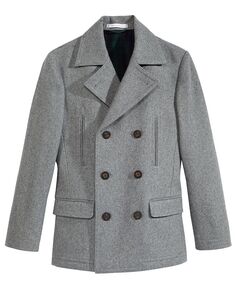 Однотонное обычное пальто для больших мальчиков Lauren Ralph Lauren, серый