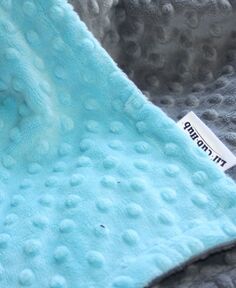 Одеяло Minky для маленьких девочек Lil&apos; Cub Hub, синий